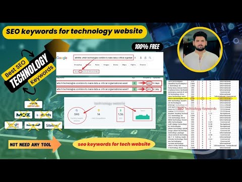 keywords research for technology 📱| SEO technology | tech keywords research | keywords KYA Hai💰