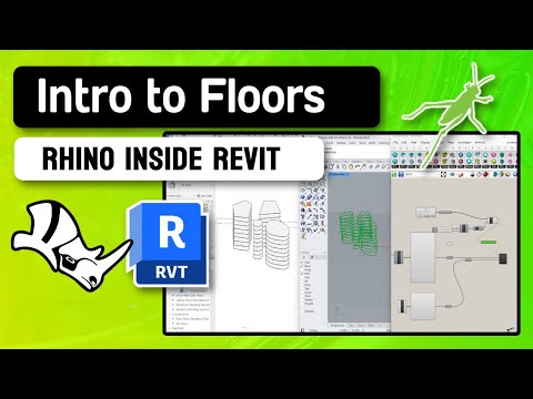How to create Floors from Rhino to Revit: Rhino Inside