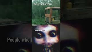 creepy creature😱 #creepy #horror #haunted #scary #ghost #car #train #viral #fyp  #shorts #yt
