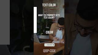 How to Change Text Color in CSS #CSS #TextColor #WebDesign #Typography #FrontendTips