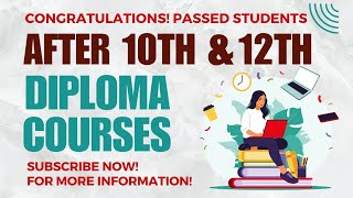 Diploma Courses After 10th ll Crash Courses After 12th