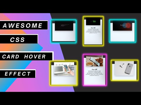 Simple CSS Card Hover Effect | Animation & Effect | THE WEBFIX