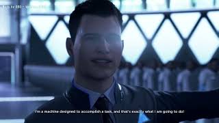 Detroit: Become Human - CyberLife Tower Restored Connor Dialog
