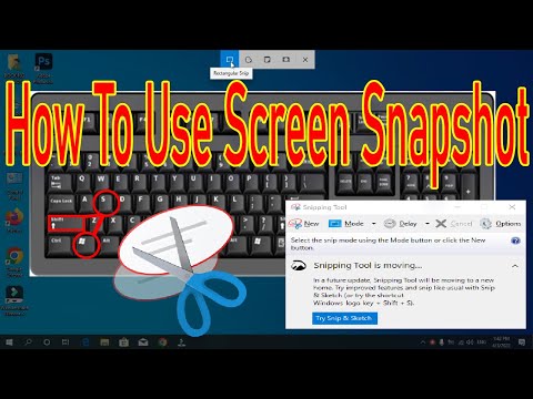 How To Use Snipping Tool for Screenshot in Windows 10,11.
