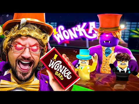 Willy Wonka Gone Bad! Evil FGTeeV Terrorizes Chocolate Factory! (Roblox Story)