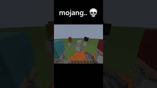 mojang 💀🙏 #minecraft