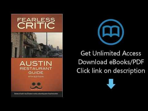 Download Fearless Critic Austin Restaurant Guide [P.D.F]