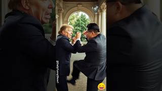"Funny AI Kungfu 🤣 Trump vs Kim | Viral 2025" 🤣#funny #ViralAIShorts #TrumpVsKimAI3. #aicomedy