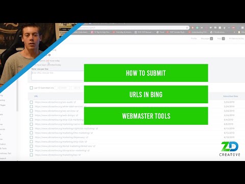 How To Submit URLs in Bing Webmaster Tools