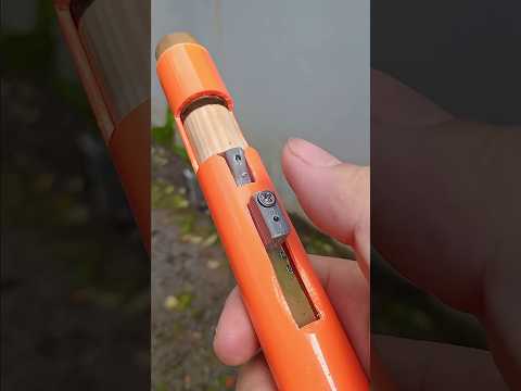 A creative PVC design with a structure similar to a ballpoint pen #diy #ideas #toys