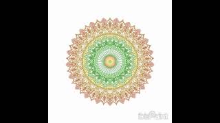 マンダラ　デジタルアート　和風　2025/06/25     ＃マンダラアート＃曼荼羅＃デジタルアート＃アイビスペイント＃和風＃mandala＃mandara＃degitalart