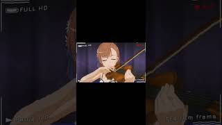 misaka rickrolls in anime #anime #animeedit #misaka #toarukagakunorailgun
