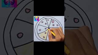 Colorful Pizza#coloring #drawingforkids/ Magic Colors/ #Subscribe