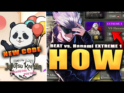 *NEW CODE* IMAGINARY REALM vs. Hanami EXTREME 1 GUIDE & TOJI WILL BREAK ME! (JJK: Phantom Parade)