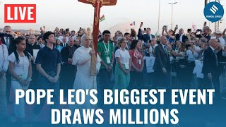 Pope LIVE: Pope Leo Draws 500,000 Youths for Mass Outside Rome | Vatican City | World News