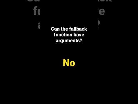 Can the fallback function have arguments ? #blockchain #solidity #smartcontract