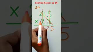 Solution hacker up 24 #upboardmathsolutioninhindi #maths