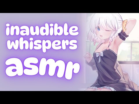 3DIO ASMR ♡ Sleepy Girl Sleepy Talk ♡ Soothing Inaudible Whispers EN/日本語