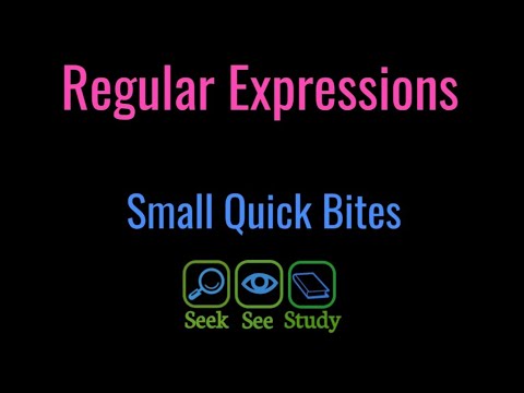 Regex - Regular Expressions Overview