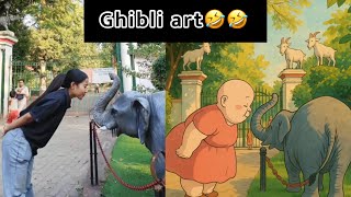 Ghibli art funny video #trending  @Pawangurjarvlog67