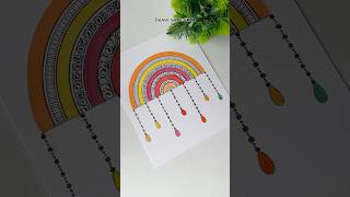 Satisfying Mandala art 🌈✨🥰 #art  #shorts #viralvideo #satisfying #trending #bhfyp #mandalaart