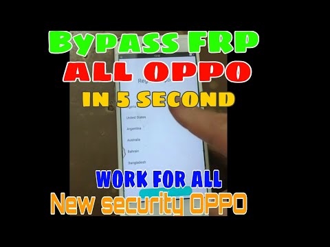 Tutorial bypass frp google account all oppo new security 2020