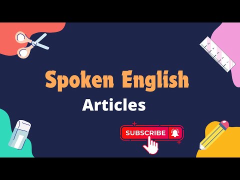What are Articles | When to use A, An and The | Learn Spoken English #englishgrammar #spokenenglish
