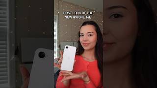 First look of the new iPhone 16e🤍 #iphone #iphone16e #unboxing