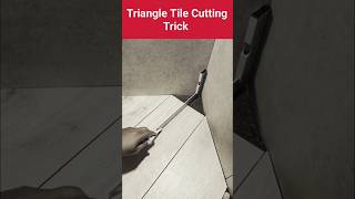 Triangle Tile Cutting | diy tile cutting |easy tile cutting | #tilecutting