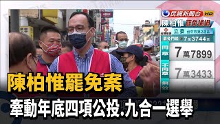 陳柏惟罷免案 牽動年底四項公投.九合一選舉－民視新聞