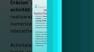 Proiectul „Povestea Pixelilor de Crăciun” – Magia sărbătorilor prin STEM și creativitate! #stem