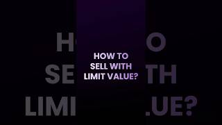 How to sell crypto with limited price? #dgta #digitra