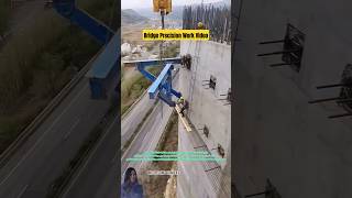 🏗️ Bridge Construction High Altitude Precision 🌉 #shorts