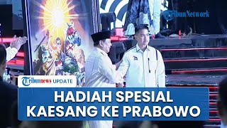 Kejutan Kaesang Beri Hadiah Spesial ke Presiden di Kongres PSI, Lukisan Gambar Prabowo Gagah Berkuda
