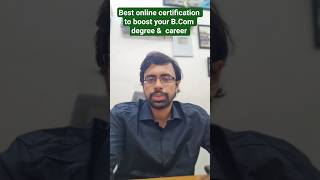 Best online certifications to boost your B.Com degree & career growth! #BCom #OnlineCourses # Tips