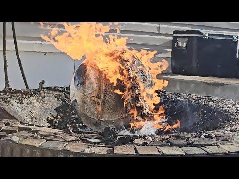 🔥 Torching a Soccer Ball: Insane Fire Experiment You Have to See! 🔥