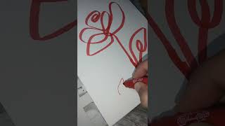 rose..❤️🥰 #fineart #like #art #painting #subscribe #shortvideo #trendingvideo