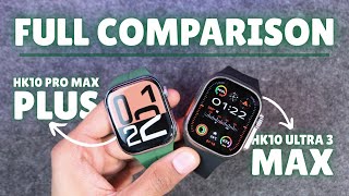 HK10 Pro Max+ vs HK10 Ultra 3 Max Smartwatch | Top Apple Watch Alternatives!