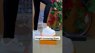 White High Sole Shoes For Fresh Style 🤩 #sheshoe #highsoleshoes #whiteshoes #shorts #shoes #fashion