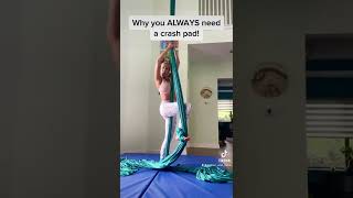 Funny fall moment #aerialsilk #funnyfails #fail #funnyfall