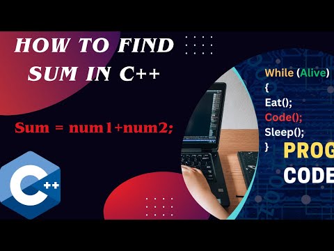 Sum of Numbers in C++ | How to add two number in CPP #cppprogramming #cplusplustutorial #youtube