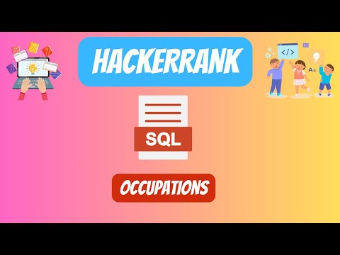 HackerRank SQL Solution || #23 Occupations || #youtubevideo