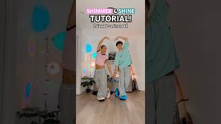 SHIMMER & SHINE DANCE TUTORIAL! ✨🩷🩵 ( FOLLOW ALONG! ) - CadelandMia #tutorial #cute #dance #viral