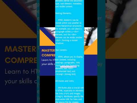Mastering HTML - A Comprehensive Guide | What is HTML? #shorts