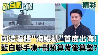 國造潛艦"海鯤號"首度出海開出高雄港!海試進入關鍵階段 中共的夢魘?搭載美製Mk-48魚雷左膀右臂 藍白凍.刪預算 誰在變相幫中共?｜李正皓 主持｜【新台派上線 精彩】20250617｜三立新聞台