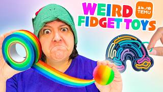 I Bought 15 WeiRD Temu Fidget Toys That You NEED!
