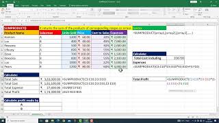 SUMPRODUCT Function 4
