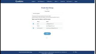 User Groups