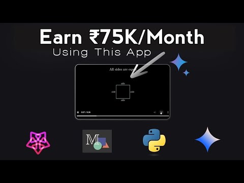 Create Educational Videos with AI & Earn ₹75,000+/Month