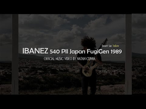 Legitimate Ibanez 540PⅡ-HH 1988 Japan FujiGen Alex Skolnick Desert Sun Yellow - Joe Satriani COVER